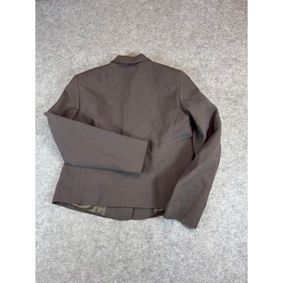 J.Crew Wool Blazer Coat Jacket Womens P4 Gray Notch Single Breasted Formal NWT - Picture 2 of 8